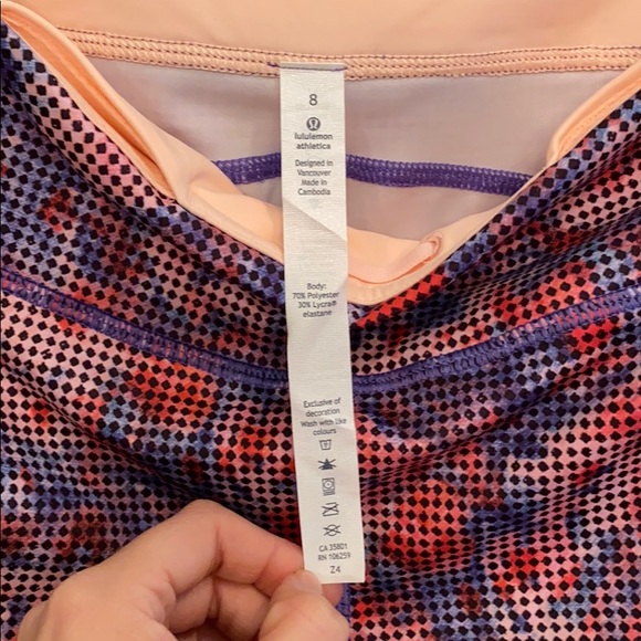 NWT Lululemon Speer Tight IV legging - size 8 - Picture 6 of 6